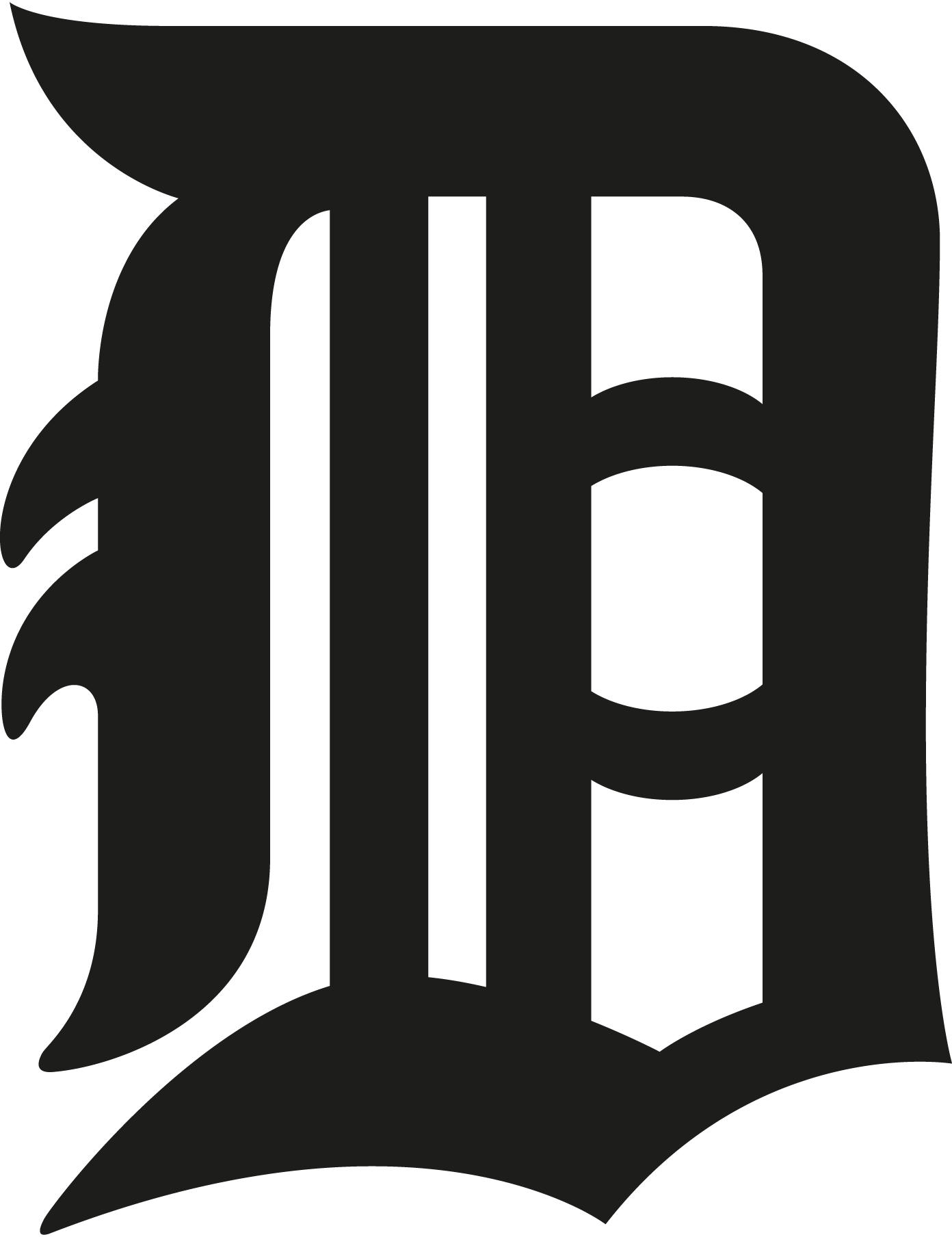Detroit-Tigers-black-logo-png