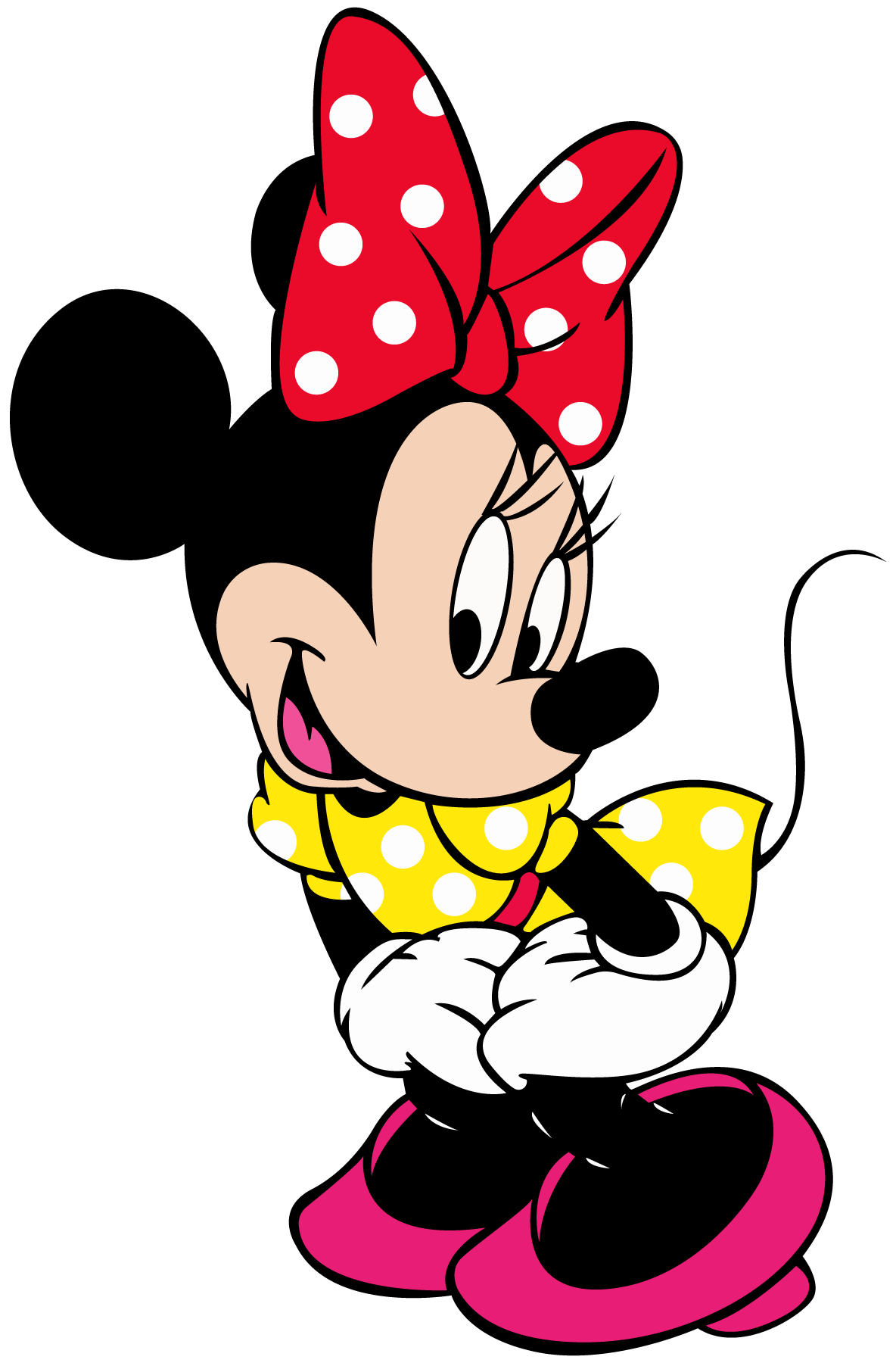 Minnie-Mouse-Yellow-Dress-logo-png