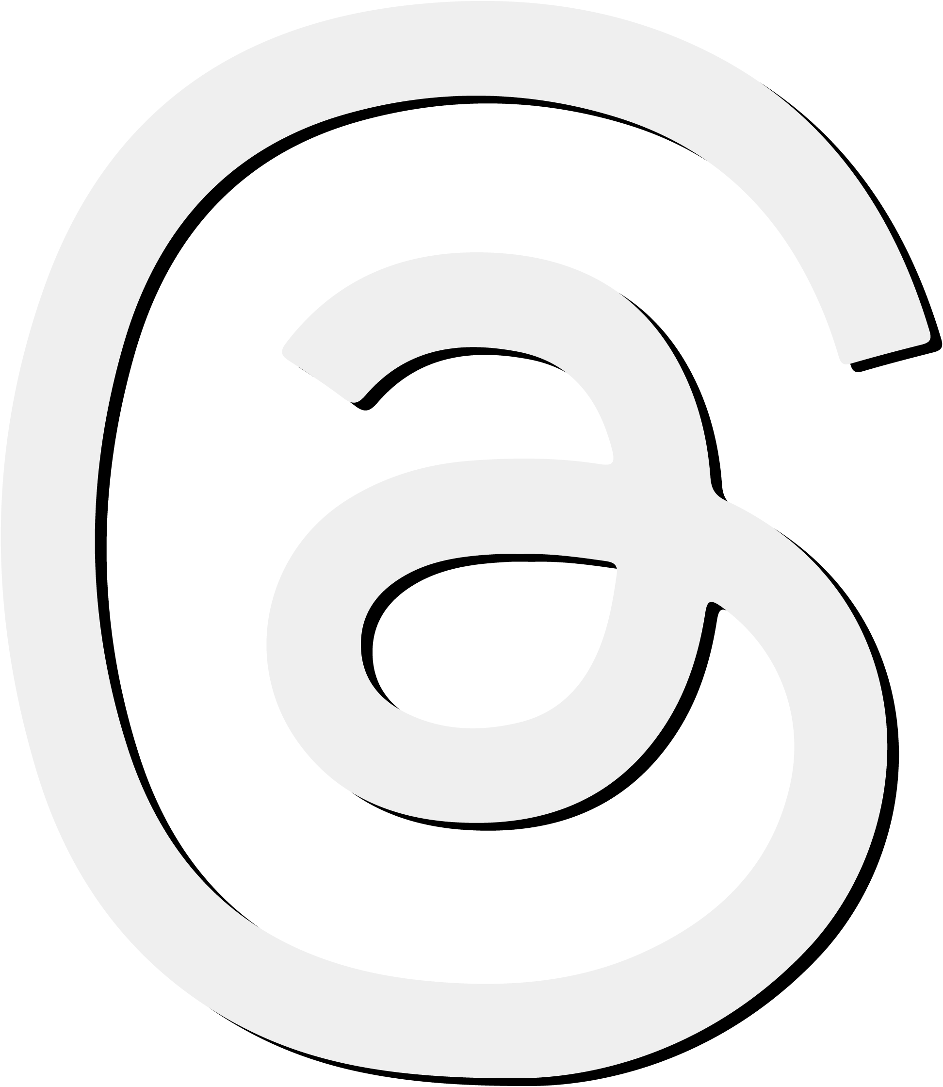 Threads-White-Icon-logo-png